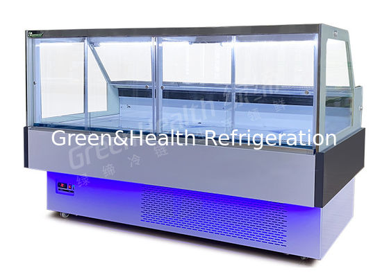 Biały przedni, otwierany, przesuwny szklany agregat chłodniczy z wyświetlaczem Deli ze sprężarką Danfoss