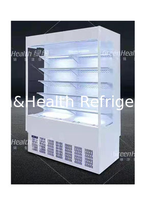 Vertical Open Front Shop Drinks Display Chiller Multideck dla restauracji