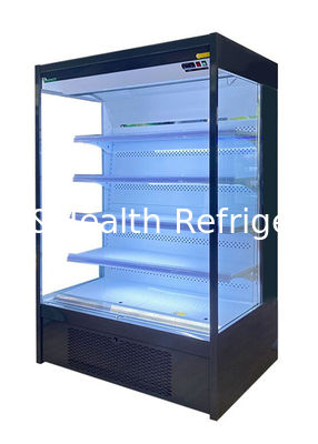 Mały napój mleczny Multideck Open Chiller Commercial Display Cooler Cooler Wentylator