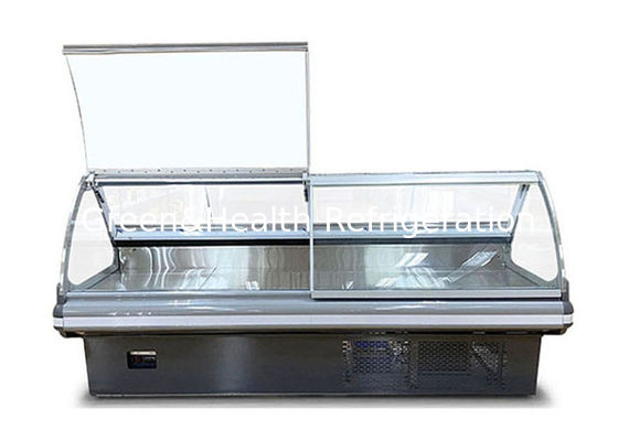 Supermarket Countertop Refrigerated Deli Food Display Case Chiller