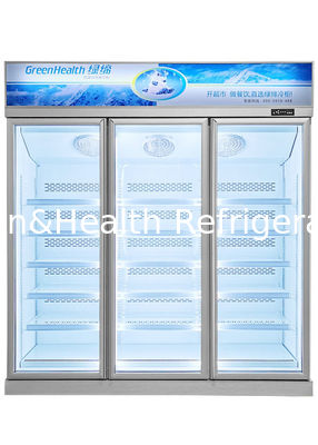 Upright Glass Door Freezer Frozen Display For Ice Cream Mrożone mięso