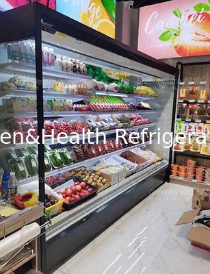 Duży stojący sprzęt chłodniczy Otwarty agregat chłodniczy z wieloma pokładami