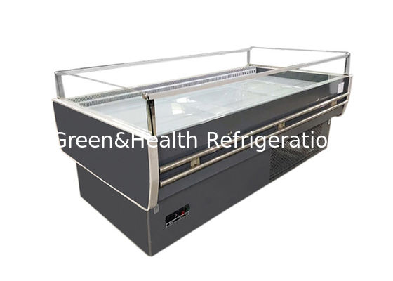 Flat Top Open Supermarket Island Freezer Handlowa lodówka z wyświetlaczem mięsnym z diodą LED
