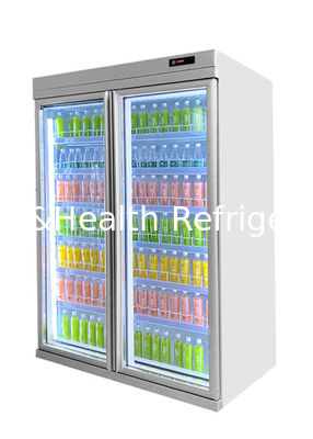 OEM Upright Beverage Chiller Wyświetlacz supermarketu Witryna napojów