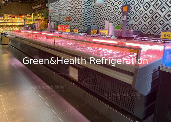 Pojedyncza temperatura świeżej wołowiny Deli Zamrażarka do sklepu mięsnego