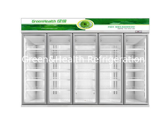 Regulowana półka Wyświetlacz supermarketu Lodówka Luksusowa chłodziarka do napojów