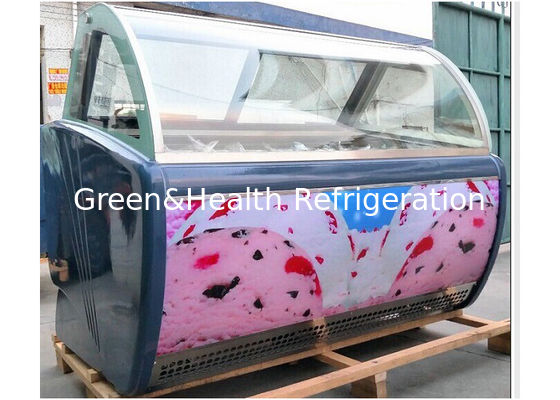 Komercyjna zamrażarka do lodów Gelato 12 patelni Frost Free