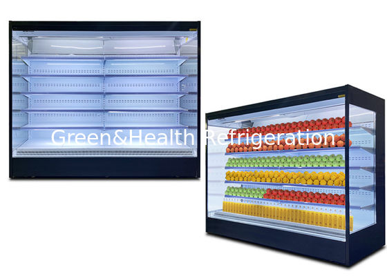 Wydajna rura miedziana Aluminiowe lamele Wielopoziomowy agregat chłodniczy Otwarty Automatyczne odszranianie