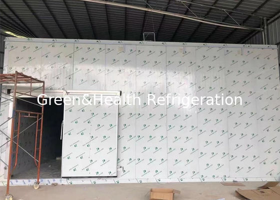 Panele PU z blokadą krzywkową Wejdź do zamrażarki do chłodni do modułowego pomieszczenia do przechowywania wołowiny z kurczaka