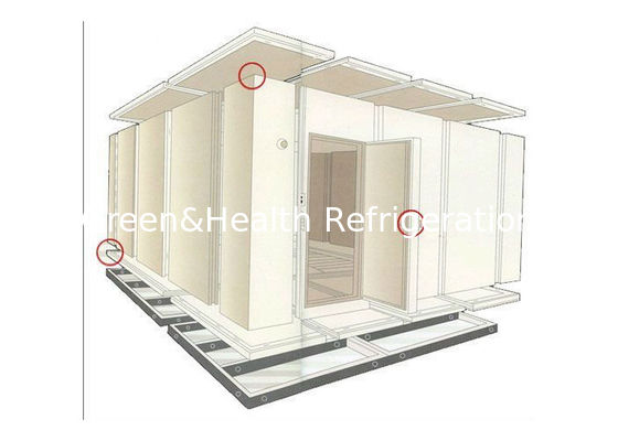 W magazynie W chłodnym magazynie Środki morza Mięso wołowe Kurczaki Zamrażarki Izolacja PU