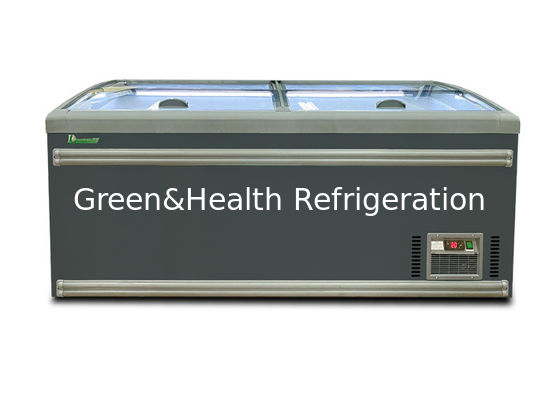 Luxury Chest Deep Freezer Kręte Szklane Drzwi Przenośne Na Górze 1040L