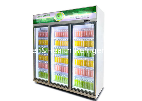 Wieloprzejściowy budżet szklanego wyświetlacza chłodniczego