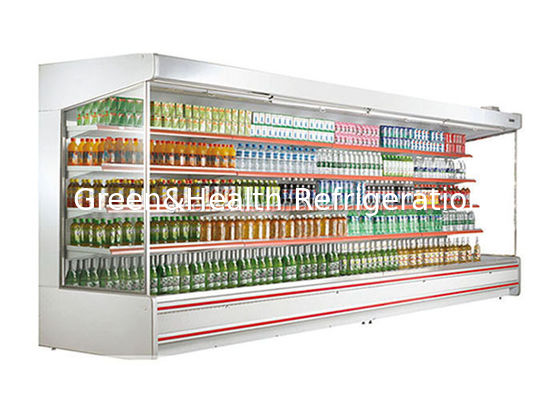 Digital Control Multideck Open Chiller Fan Cooling Deep Display Lodówka Wbudowany w systemie