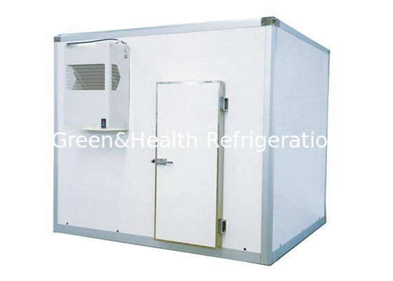 Komercyjny supermarket, chłodnia, morskie owoce / wołowina, zamrożone