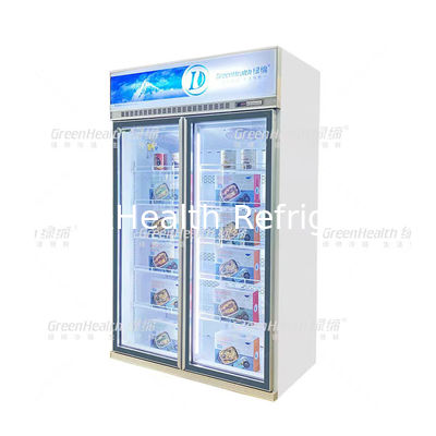Frequency Conversion Demisting Glass Door Vertical Commercial Freezer dla zamrożonych towarów