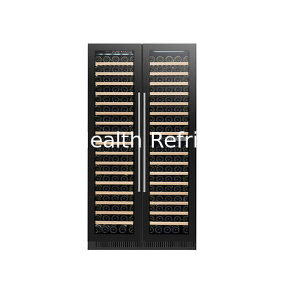 Świadectwo ETL 185 Butelki Wyświetlacz wina Chłodniejszy podwójna strefa Elektryczne drzwi szklane Model LD-185D