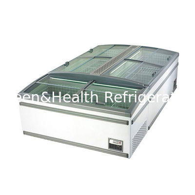 Biały Kolor Komercyjny Lodówka Zamrażarka z drzwiami bocznymi do supermarketu