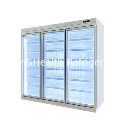 Chłodzenie wentylatorem Copeland Swinge Glass Door Freezer Z R404 Chłodnik