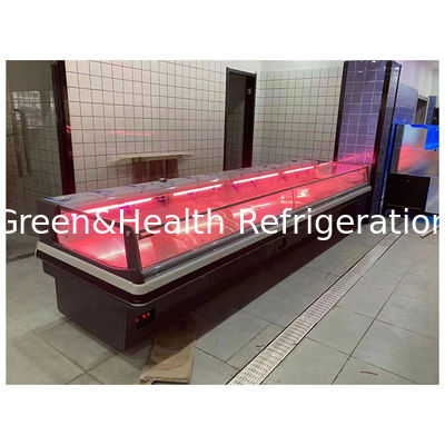 Wysokiej klasy, w stylu europejskim, wyświetlacz przechowywania świeżego mięsa lodówka