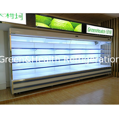 Painted Steel Multideck Open Chiller, Supermarket Dairy Display Lodówka