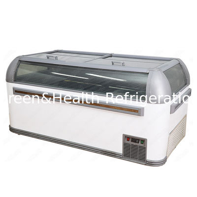 Malowanie stalowego oświetlenia LED R134a Komercyjna zamrażarka