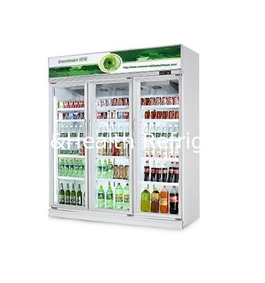 GreenHealth LG-1000W 3-drzwiowa komercyjna lodówka na napoje bezalkoholowe, 0 ̊10°C
