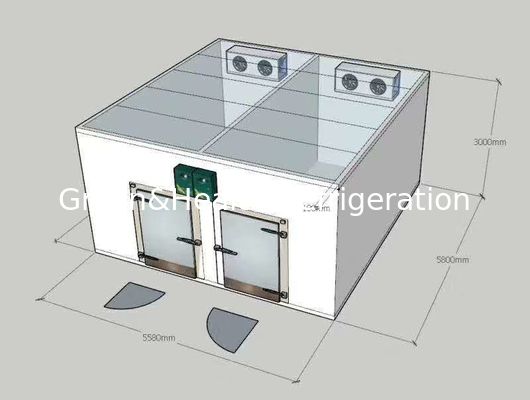 Walk In Freezer Dwutemperaturowe chłodziarki Combo / chłodnia