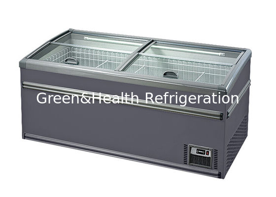 Kosztowna niska cena handlowa Zamrażarka Supermarket Island Freezer