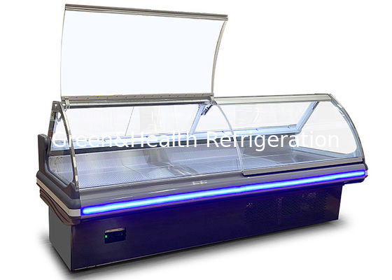 Sklep mięsny Commercial Display Freezer Deli Food Open Display Lodówka